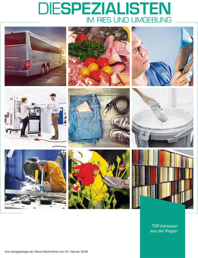 Die Spezialisten im Ries und Umgebung - Ausgabe 2018